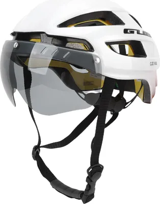 Obrázek produktu pro Cyklistická přilba MIPS Technology Bike Helmet s LED světelnými brýlemi pro horské silniční kolo White