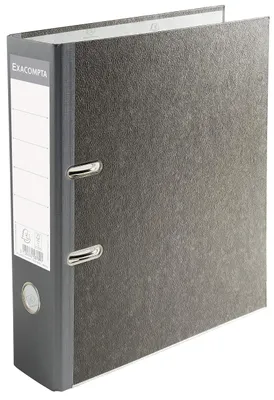 Immagine prodotto di Exacompta, raccoglitore in cartone rivestito, formato DIN A4, colore grigio