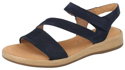 Produktbild von GABOR Comfort Damen Sandalette blau Nubukleder  - Größe: UK 5