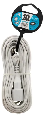 Image de Câble d'extension Ho3vvh2-f, 2 x 0,75 mm², blanc, 10 mètres