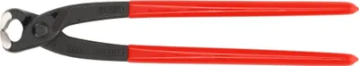 Produktbild von Knipex Monierzange Länge 280mm poliert schwarz atramentiert Griffe mit Kunststoff überzogen - 99 01 280