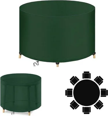 Produktbild von Runder Gartenmöbelbezug 180x90cm wasserdicht