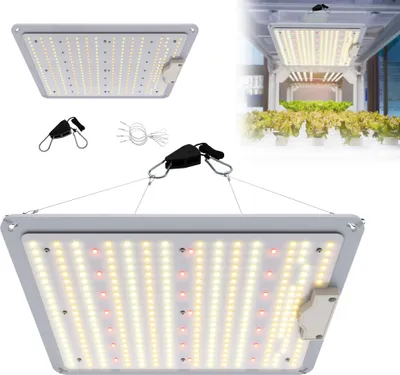Produktbild von XMTECH LED lampa na rastliny stmievateľná, 8000 lumenov LED rastová lampa s plným spektrom, 100W rastlinné lampy LED Grow Light, stmievanie 0-100% pre izbové rastliny zelenina kvitnutie pre pestovateľský stan