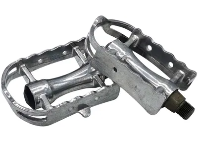 Produktbild von Retro Fahrradpedale Aluminium Pedalpaar M14 - 1.25 franz. Gewinde