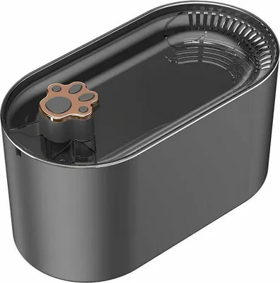 Produktbild von Katzentrinkbrunnen und Wasserspender, intelligenter automatischer Wasserzirkulationstrinkbrunnen, LED, wasserfreier Power-Off-Anti-Trocken-Filter