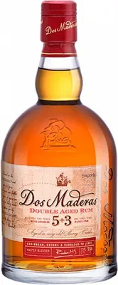 Produktbild von Ron Dos Maderas 5+3 Rum Spanien 70.00 cl 37.5 %
