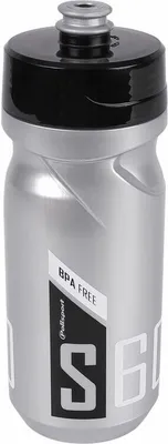 Obrázek produktu pro POLISPORT Láhev na vodu S600 stříbrná/černá/bílá se šroubovacím uzávěrem 600 ml