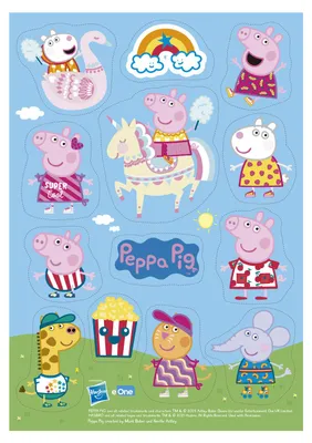 Produktbild von Fondantpapier zum Ausschneiden von Pepa Pig
