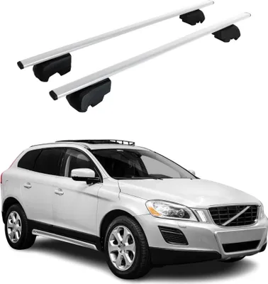 Produktbild von Dachträger für Volvo XC60 2009-2017 Grundträger Metall Silber ABE 2x