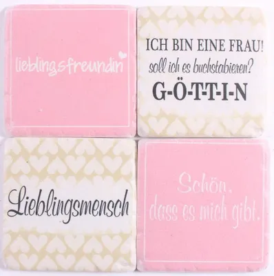 Steingut-Untersetzer rund 9,5x9,5 cm für warme & kalte Getränke