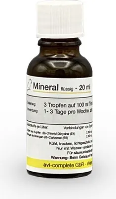 Produktbild von Nahrungsergänzungsmittel für Vögel Mineral mit Mineralstoffen und Spurenelementen 20 ml