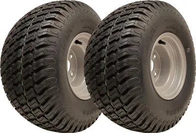 Image de 18x9.50-8 Roues de tondeuse à gazon 4 clous Multi Turf 100mm 6ply 595kgs each (Lot de 2)
