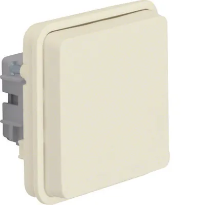 Produktbild von Berker 6768803512 Steckdosen-Einsatz mit Schutzkontaktstift und Klappdeckel AP/UP polarweiß matt B