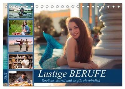 Produktbild von Lustige Berufe (Tischkalender 2027 DIN A5 quer), CALVENDO Monatskalender
