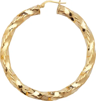 Produktbild von 9 Karat (375) Gold Damen - Paar Creolen - 40mm; TRS11404MM40