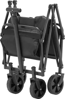 Zdjęcie produktu dla SucceBuy Składany wózek ręczny na plażę, do ogrodu i do transportu, udźwig 90 kg, 61x38x46 cm