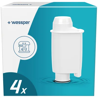Produktbild von Wessper AQUAINTENSE+ Wasserfilter für Espressomaschinen, Ersatz für Saeco CA6702