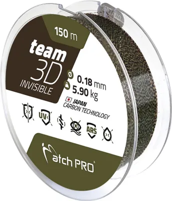 Produktbild von Angelschnur Method Feeder MatchPro Team 3D Invisible 0.23 mm 150 m 7.70 kg