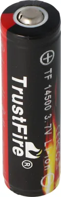 Produktbild von Trustfire 14500 900mAh 3,7V geschützte Li-Ion-Zelle Abmessungen 50,95x14,15mm