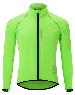 Immagine prodotto di Omgoods - Giacca antivento leggera da uomo - Giacca riflettente per ciclismo e corsa