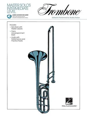 Produktbild von Master Solos Intermediate Level - Trombone Book/Online Audio