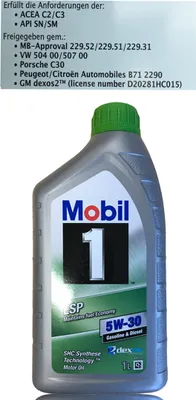 Produktbild von Mobil 1 ESP Formula P 5W-30 20 Liter