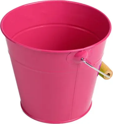 Produktbild von Esschert Design Kindereimer Pink Ø 16,6 cm 1,65 Liter Volumen aus Metall