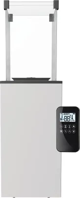 Zdjęcie produktu dla Grzejnik Patio szklany biały sterowanie automatyczne 8,2kW