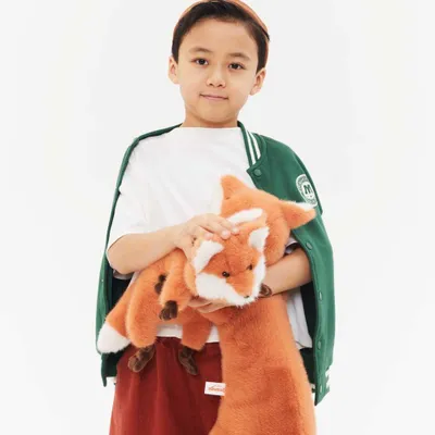 Obrázok produktu pre Plyšová líška ležiaca Oranžové hračky 40 cm - Líška