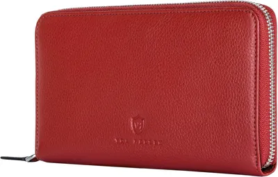 Produktbild von Leder Geldbörse mit RFID-Schutz - Portemonnaie für Damen & Herren aus echtem Leder - Wallet mit Münzfach - Geldbeutel für Frauen und Männer