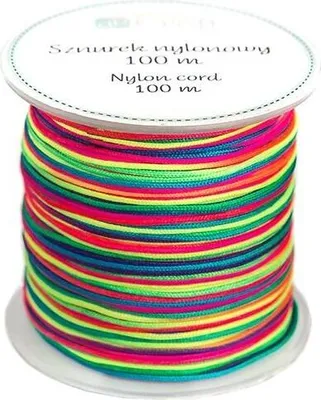 Immagine prodotto di Cavo di nylon 0,8 mm 100 m arcobaleno