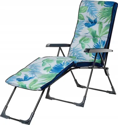 Produktbild von Sonnenliege/Liegestuhl - Strand- und Gartenstuhl - 2-in-1 - Blau