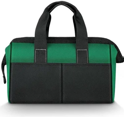Productafbeelding van Ibenzoa® gereedschapstas – 31 x 17 x 22 cm – Professionele gereedschapstas van 5-laags 1680D Oxford-polyester, waterdicht, met een binnenvak en 5 buitenzakken