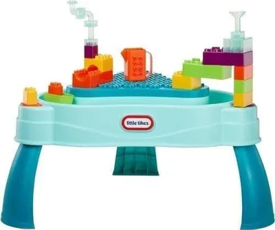 Image de Little Tikes Table à eau avec blocs Construire l'eau et éclabousser 25 éléments