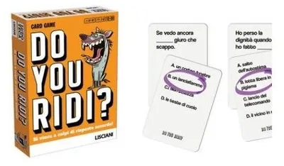 Zdjęcie produktu dla Do You Ridi? (Wydanie włoskie) – Gra planszowa – lisciani – 2-4 graczy – 10+
