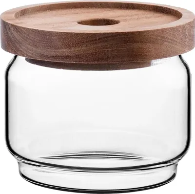 Obrázok produktu pre Sklenená nádoba na skladovanie - Sklenená nádoba na korenie s viečkom - 250 ml - Na bylinky, korenie, sirup