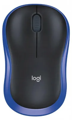 Produktbild von Kabellose Maus Logitech M185 Blau Schwarz stark Maus 4CKLQ-GQ 910-002239