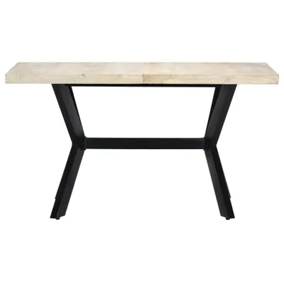 Immagine prodotto di vidaXL Tavolo da pranzo 140x70x75 cm in legno massiccio di mango sbiancato
