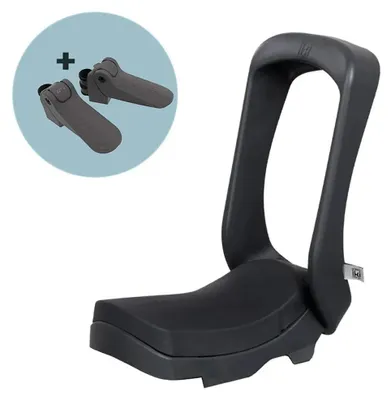 Image de Siège enfant Urban Iki Junior pour vélos, noir, jusqu'à 35 kg, pour garçon, noir, jusqu'à 35 kg