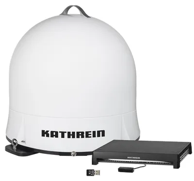 Produktbild von Kathrein CAP 550M plus mobile portable vollautomatische Streaming Sat Antenne Anlage Camping