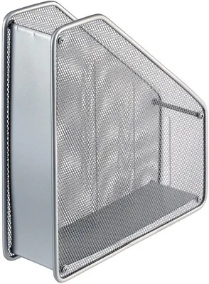 Produktbild von Stehsammler Mesh A4 Metall silber Packung mit 12 Stück