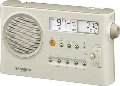 Produktbild von Sangean PR-D4BT, Tragbar, AM, FM, 7,62 cm (3"), LCD, Bernstein, 99,6 x 24,6 Pixel