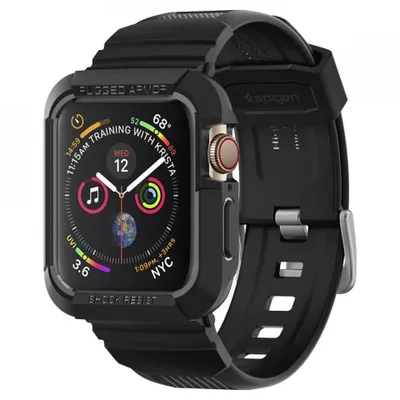 Productafbeelding van Spigen Rugged Armor™ Pro case voor de Apple Watch 44 mm / 45 mm - Zwart