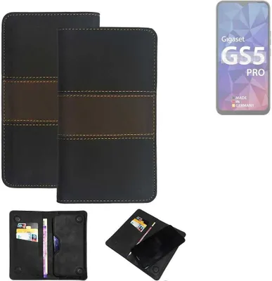 Produktbild von K-S-Trade Hülle Handyhülle kompatibel mit Gigaset GS5 Pro SE Schutzhülle Walletcase Bookstyle Tasche Schutz Case Handytasche Wallet Cover