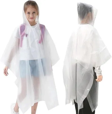 Produktbild von Famanu Regenponcho für Kinder – Wasserfest, wiederverwendbar, ideal für Aktivitäten im Freien