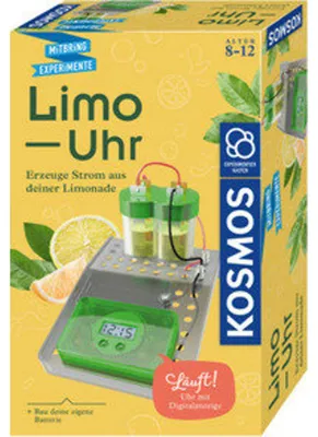 Produktbild von Kosmos Limo-Uhr, Experimentier-Set, Strom, 8 Jahr(e)