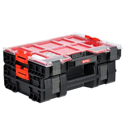 Obrázek produktu pro Kufr na elektrické nářadí s pěnou Sada organizér s vyjímatelnými kbelíky M Modulární Set PRO