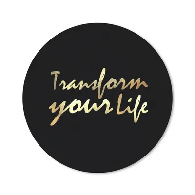 Produktbild von MuchoWow® Mauspad Mousepad Zitat - Leben - Gold - Schwarz 40x40 cm - Mousepads - Maus Mat - Pad - Mausunterlage - Schreibtisch Accessoires