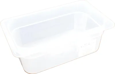 Image de 1 pièce Récipient GN 1/4 100 mm en polypropylène Transparent Récipient Gastronorm