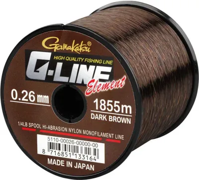 Produktbild von Gamakatsu G-line Element Monofile Schnüre 2270 M Braun 0.240 mm Braun 0.240 mm